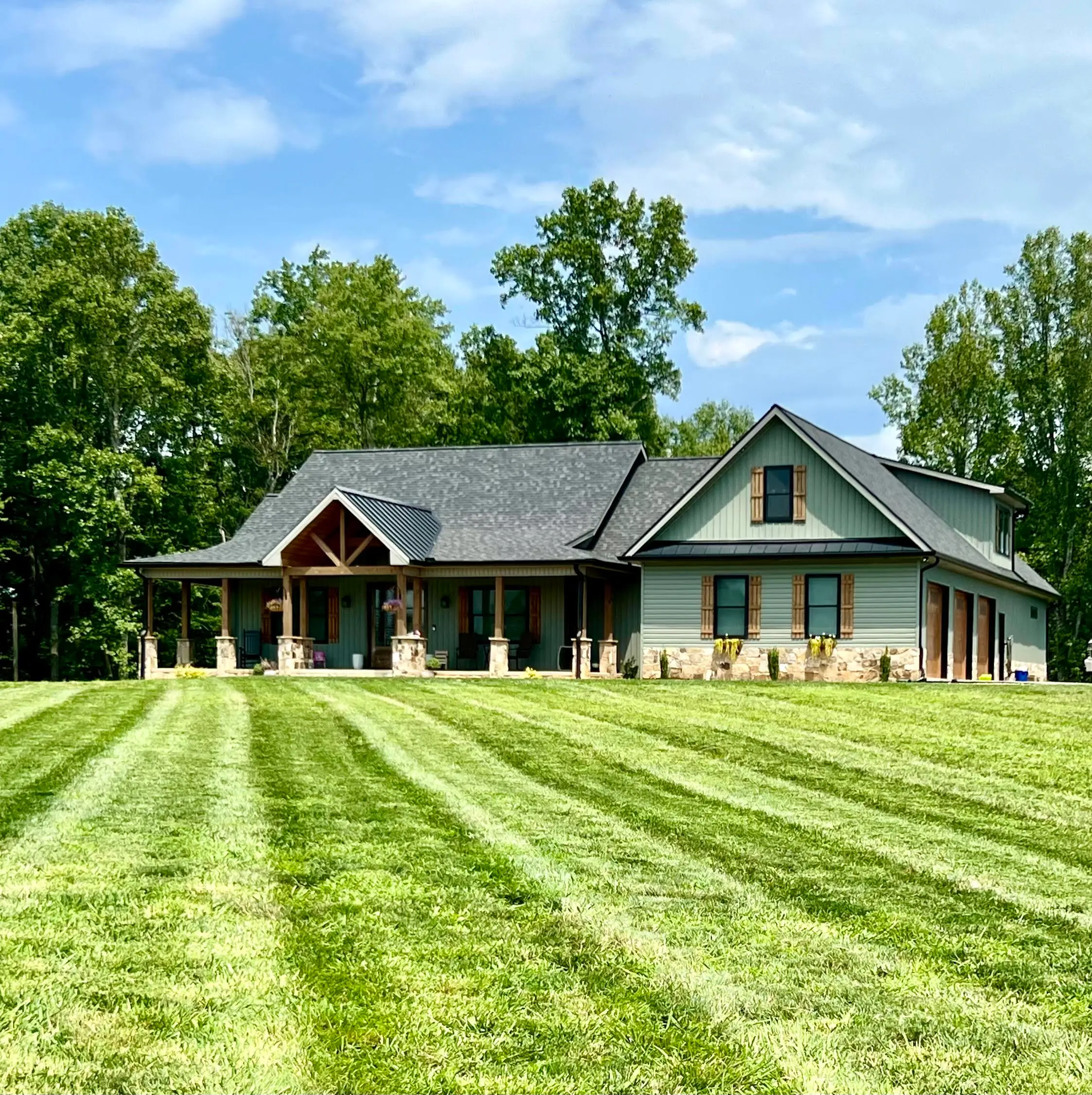 Oakley home interior and exterior features demonstrating custom design and attention to detail